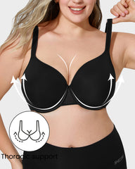 Full Coverage Mesh Accented Molded Cup Underwired Bra