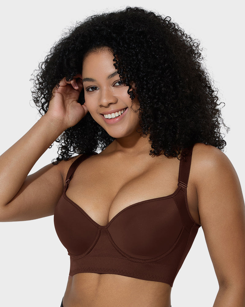 Back Smoothing Underwire Push Up Bra