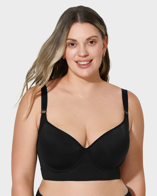 Back Smoothing Underwire Push Up Bra