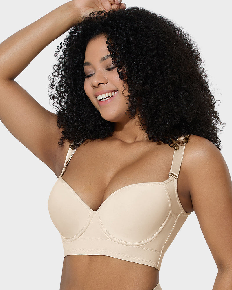 Back Smoothing Underwire Push Up Bra