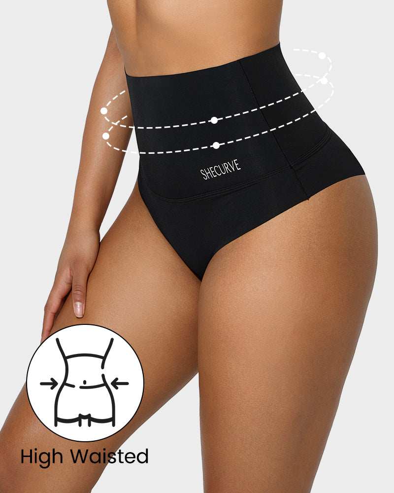 SheCurve® 3-Pack High Waisted Tummy Control Briefs