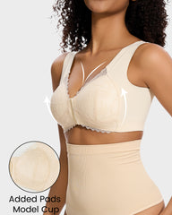 SheCurve®Front Closure '5D' Shaping  Wireless Bra