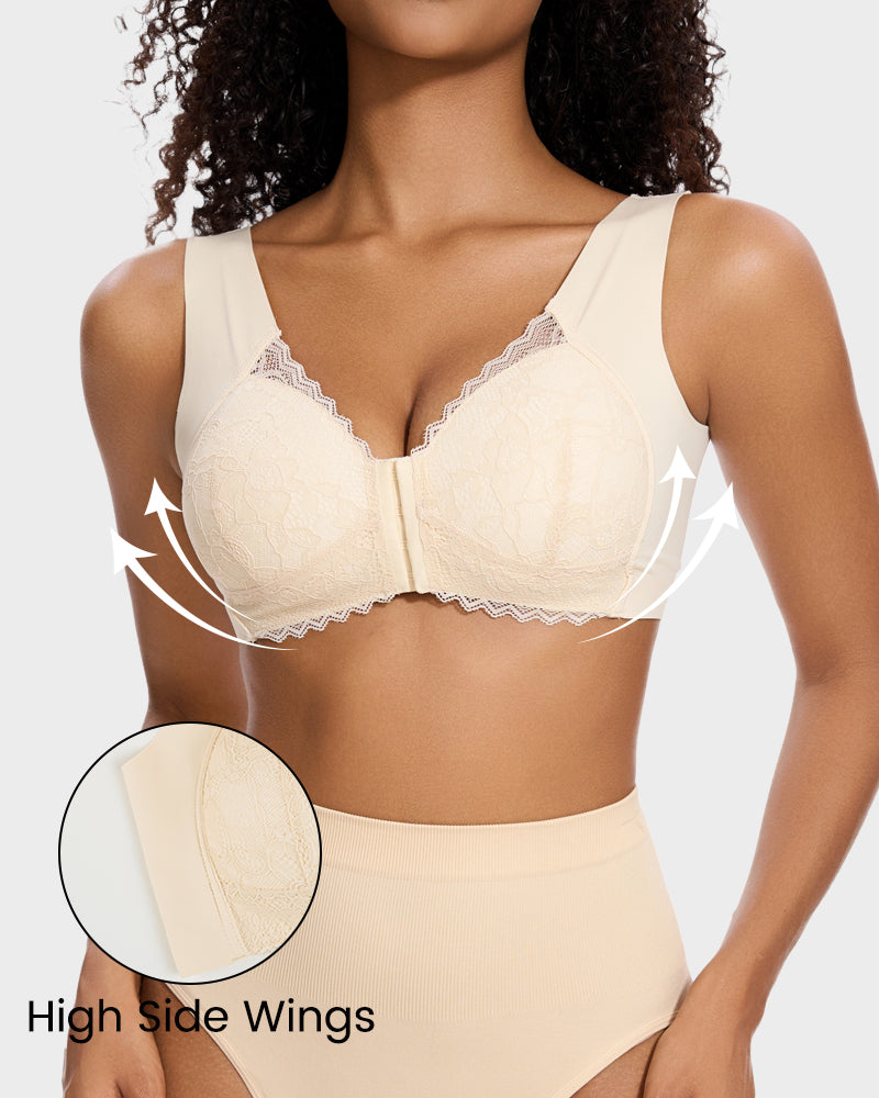 SheCurve® 5D Front Closure Wireless Bra - Skin (Buy 1 Get 1 Free)