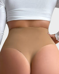 SheCurve®Seamless High-Rise Tummy Control Shaping Thong Panty