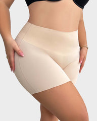 SheCurve®Seamless Mid-Rise Tummy Control Shaping Shorts