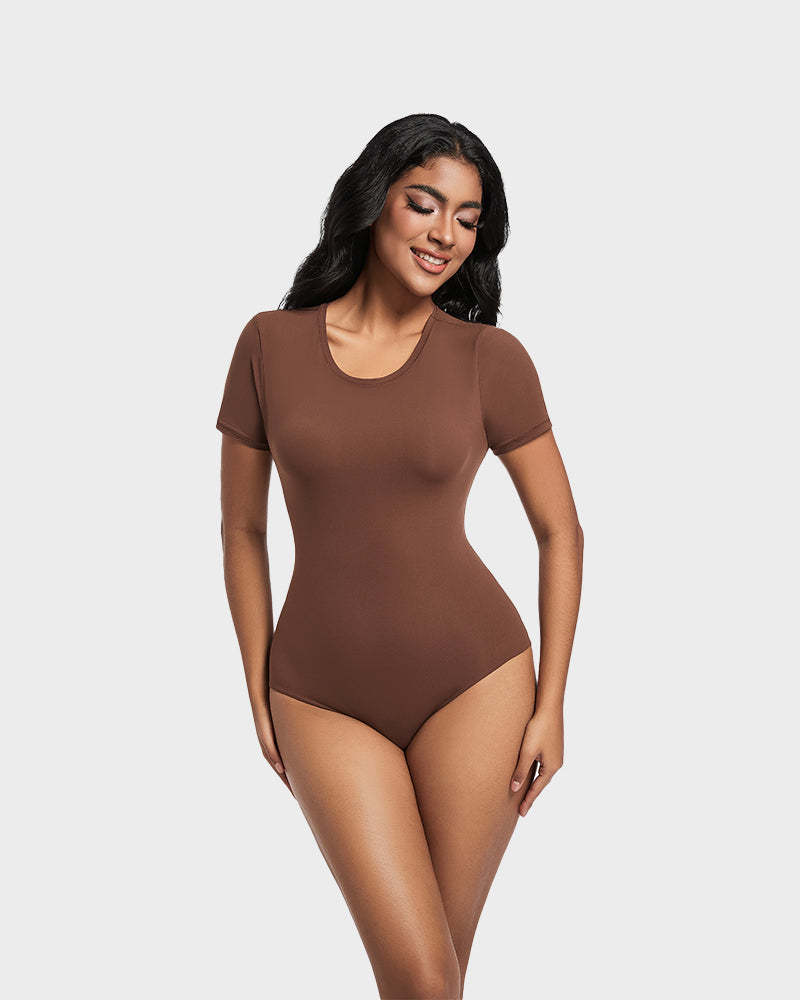 SheCurve®Comfy Sculpt Round Neck T-Shirt Bodysuit