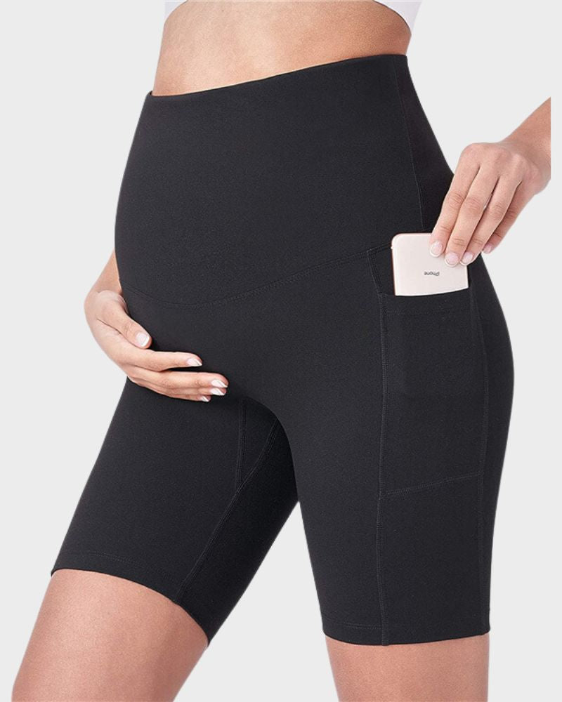 SheCurve® Ultra-Soft Stretchy Maternity Yoga Shorts