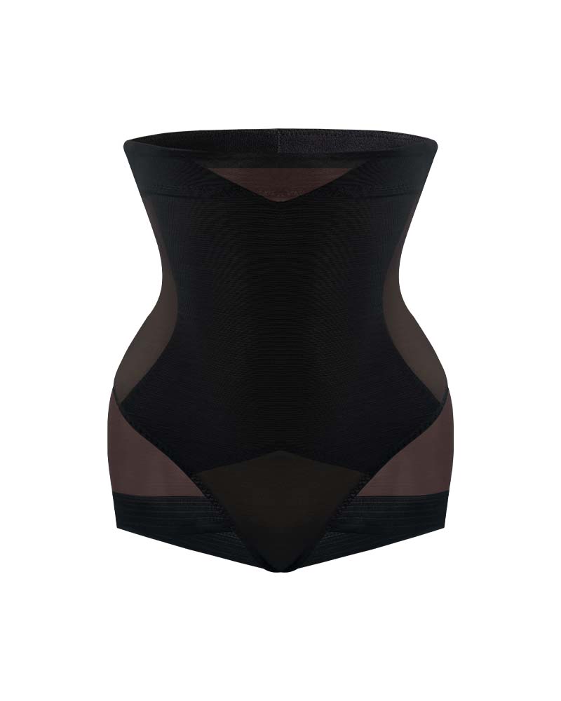 High Waist Mesh Tummy Control Butt Lifting Shaping Panty