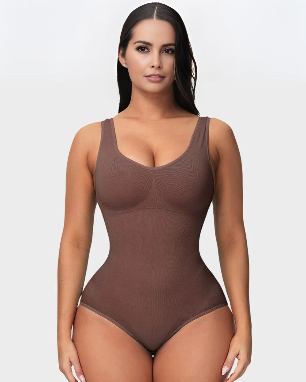 SheCurve® Smoothing Seamless Tank Top Bodysuit Tummy Control Shapewear