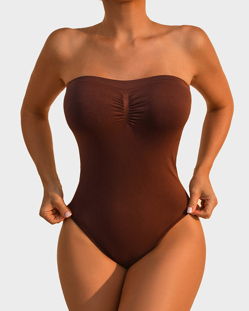 SheCurve®Strapless Tummy Control Sculpting Bodysuit