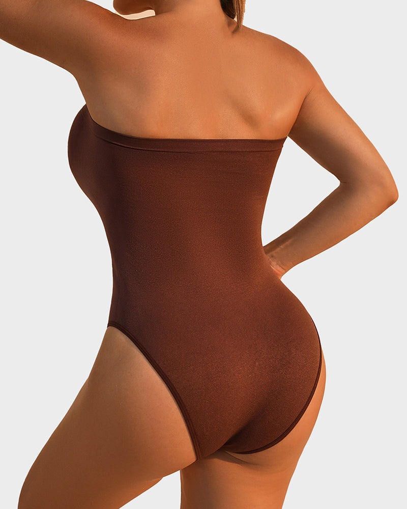 SheCurve®Strapless Tummy Control Sculpting Bodysuit