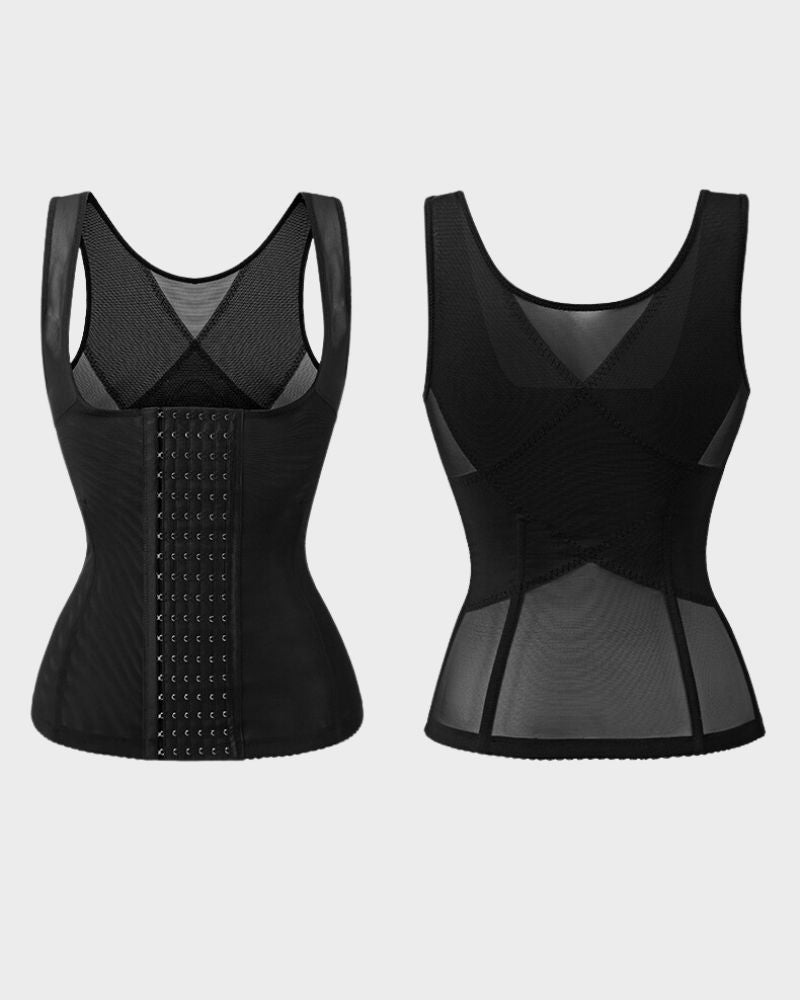 SheCurve® U Neck Latex Vest Shapewear