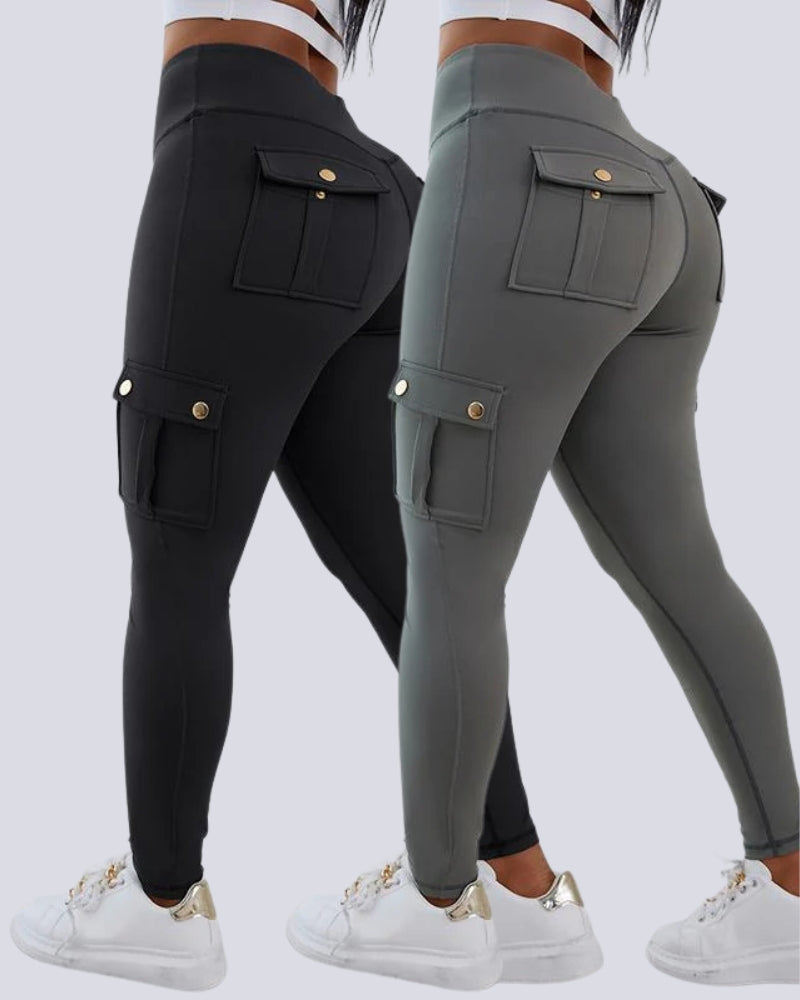 SheCurve® Pocket Design Butt Lifting Active Leggings