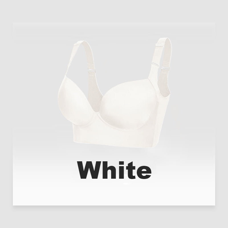 SheCurve® Full-Coverage Back Smoothing Bra-White