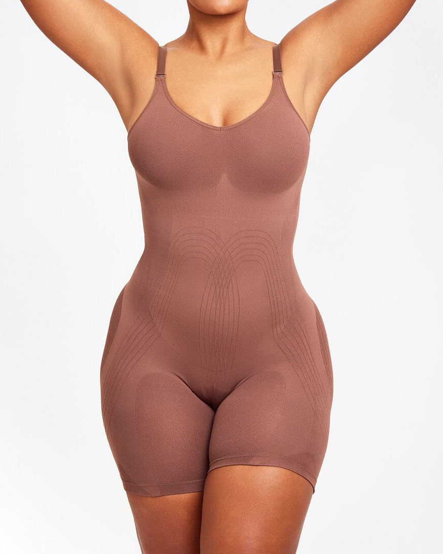 SheCurve® Comfort Mid-thigh Full Bodysuit