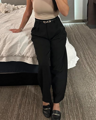 SheCurve® Long Straight Suit Pants