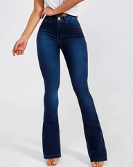 SheCurve® Women'S High Waist Slim Stretch Flared Jeans