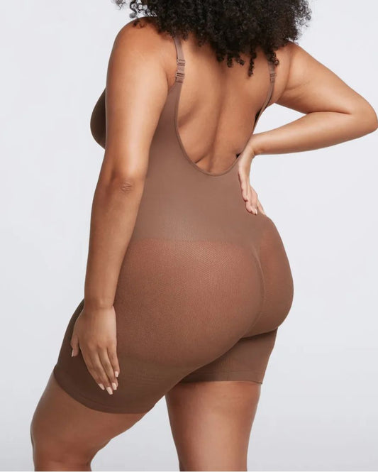 SheCurve® Comfort Mid-thigh Full Bodysuit